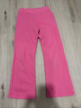 Joe Boxer Girls' Bright Pink Knit Flare Sweatpants